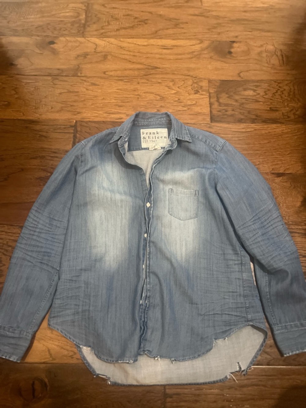 Frank & Eileen Eileen Faded Blue Denim Shirt